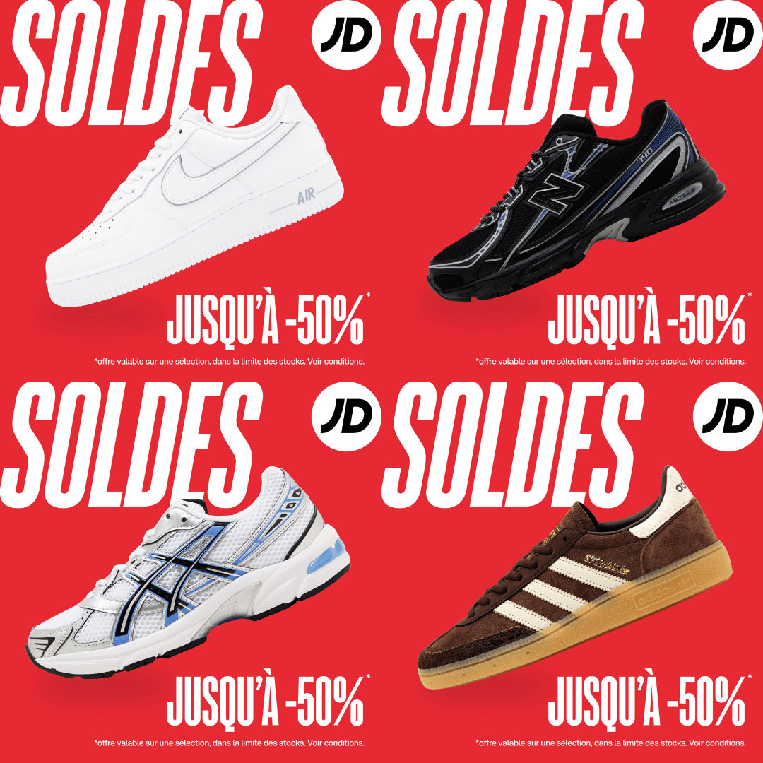Shopping Promenade - Jusqu'à -50% chez JD Sports ! - actu jd visuel web layout - 2 Shopping Promenade - Jusqu'à -50% chez JD Sports ! - actu jd visuel web layout - 1
